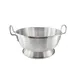 CAC China ALCL-16SL Colander, 16 Quart, 16" Diameter, Round, Loop-Handles, Footed, Aluminum 1 image