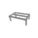 CAC China ALDR-1424E Vented Dunnage Rack, 24"L x 14"W x 8"H, 1800 lbs, Heavy Duty Aluminum, NSF Certified 1 image