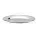 CAC China ALPL-11-OV Oval Aluminum Platter, 11½" Long Side, Metal Serving Tray 1 image