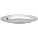 CAC China ALPL-12-OV Oval Platter, 12" Long Side Aluminum Metal Dinnerware Serving Tray 1 image