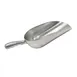 CAC China ALSC-85 Scoop, 85 oz., Curved Handle, Aluminum, NSF - Hand Wash Only 1 image