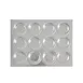 CAC China AMFP-12 Muffin Pan, 14" x 10-7/8", 12 Cups, Aluminum, Uncoated 1 image