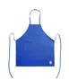 CAC China APBB-2BL Bib Apron, 26"W x 33"L, Blue, Poly/Cotton, 2 Pockets 1 image