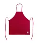 CAC China APBB-2RD Bib Apron, 26"W x 33"L, Red, Poly/Cotton, 2 Pockets 1 image
