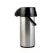CAC China APGL-22LT Airpot – 2.2 L Glass‑Lined, Lever‑Style, Black Lid, Stainless Steel Double‑Wall 1 image