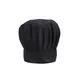 CAC China APHT-2BK Chef's Pride Floppy Toque Hat, 13" Height, Black, Professional Culinary Headwear 1 image