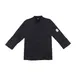 CAC China APJK-1KS Chef's Pride Jacket, Black Small Size, Skull Design, Restaurant Uniform 1 image