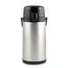 CAC China APSL-30PB Airpot, 3L Steel Lined, Push-Button, Black Lid, Double-Wall Vacuum Insulated 2 image