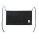 CAC China APWA-1K Waist Apron, 21-7/8"L x 12-1/2"W, Black, 65/35 Poly/Cotton, 3 Pockets 1 image