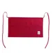 CAC China APWA-1R Waist Apron, 21-7/8"L x 12-1/2"W, Red, 65/35 Poly/Cotton, 3 Pockets 1 image