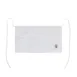 CAC China APWA-1W Waist Apron, 21-7/8"L x 12-1/2"W, White, 65/35 Poly/Cotton, 3 Pockets 1 image