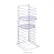 CAC China APZR-15 15-Tier Pizza Pan Rack, 27-1/4" H, 1-3/4" Spacing, Chrome-Plated Steel, Welded, 5-15 Pans Capacity 1 image