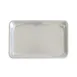 CAC China ASHP-0610S-O Bun Sheet Pan, 1/8-size, 9-12"L x 6-12"W, Open Bead, 16 Gauge, Aluminum 1 image
