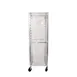CAC China ASPR-20CV Bun Pan Rack Cover for 20-Tier Aluminum Sheet Pan Rack, Black/Cherry Finish 1 image