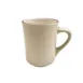 CAC China AZ-17 8 oz Mug, 3-1/8" Dia x 4" H, Brown Rim White Ceramic, Dishwasher Safe - 1 Dozen 1 image