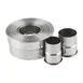 CAC China B10CT-11P Round Cookie Pastry Cutter Set 11-Piece 2"H Plain Edge - Set 1 image