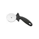 CAC China B15PZ-2K Pizza Cutter, 2-1/2" Diameter, Black Plastic Ergonomic Handle, Stainless Steel Blade 1 image