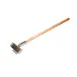 CAC China B2OS-27 Pizza Oven Brush with 27" Wood Handle, Durable Metal Bristles, Kitchen Scraper 1 image