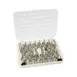 CAC China B7DT-52 Stainless Steel Cake Decorating Tip Set, 52 Pieces, Baking Smallwares, 52/Set 1 image