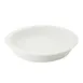 CAC China BF-R16 - 15"⅜ Round Porcelain Baking Dish, Super White, 2½" Height, Dishwasher Safe 1 image