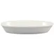 CAC China BKW-2 - Porcelain Baking Dish, 8 oz, 7" x 4-3/4" x 1-1/4", White, Microwave Safe - 1 Dozen 1 image