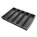 CAC China BMSW-5SC Sub Sandwich Bread Mold, 5 Compartments, 13" x 18", Silicone Non-Stick Loaf Pan 1 image