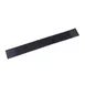 CAC China BRMT-27BK Bar Drink Rail Mat, 27"L x 3-1/4"W, Plastic, Black, BPA Free, NSF 1 image