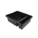 CAC China BTD2-7BLK Bus Box, 21-1/8"W x 16-3/4"D x 7"H, Divided, Black 1 image