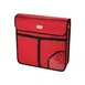 CAC China BTPZ-0520R BagTec® Insulated Pizza Delivery Bag, 20" x 20" x 5", Red Water-Resistant Nylon, Reinforced Strap & Steam Outlet 1 image