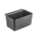 CAC China BTUC-FB Flatware Bin for BTUC Series Utility Cart, Black 1 image