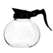 CAC China BVCD-64K-G Coffee Decanter, 64oz Glass, Black Handle, Ergonomic Spout 1 image