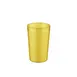 CAC China BVPT-10AM 10 oz Amber Pebbled SAN Tumbler, Stackable, Dishwasher Safe - 1 Dozen 1 image