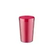 CAC China BVPT-10RD - 10 oz Red Pebbled SAN Tumbler, Stackable, Dishwasher Safe - 1 Dozen 1 image