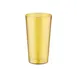 CAC China BVPT-16AM 16 oz Amber Pebbled SAN Plastic Tumbler, Dishwasher Safe - 1 Dozen 1 image