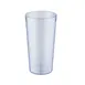 CAC China BVPT-20BL 20 oz Pebbled Blue SAN Plastic Tumbler, Dishwasher Safe - 1 Dozen 1 image