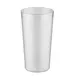 CAC China BVPT-32CL - 32 oz Clear Pebbled SAN Tumbler, Stackable, Dishwasher Safe - 1 Dozen 1 image