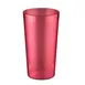 CAC China BVPT-32RD 32 oz Red Pebbled SAN Plastic Tumbler Stackable Break‑Resistant - 1 Dozen 1 image