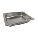 CAC China CAFR-307FP Square Chafing Dish Food Pan, Stainless Steel, CAFR-307 Model, Buffet Service 1 image