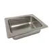 CAC China CAFR-307WP Square Welsh Chafing Dish Water Pan, Fits CAFR-307, Stainless Steel 1 image