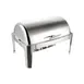 CAC China CAFR-501 Atlantis Chafing Dish, 8 qt., Full Size, Stainless Steel - Set 1 image