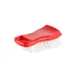CAC China CBPB-1R Cutting Board Brush, 6.3" x 2.44" x 1.97", Soft Bristles, Red Plastic, Loop 1 image