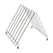 CAC China CBRK-6S Cutting Board Rack, 6-Slot, Steel, Chrome, Holds 1" Thick Boards 1 image