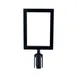 CAC China CCSF-1K Sign Frame - Fits CCSN Pre-Printed Signs or 11" x 8-1/2" Letter Inserts, Black Metal 1 image