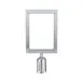 CAC China CCSF-1S Sign Frame - Fits CCSN Pre-Printed Signs or 11" x 8-1/2" Letter Inserts, Metal Silver 1 image