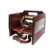 CAC China CHWB-11MAH Wooden Restaurant Booster Seat, 10-7/8"H, Mahogany Finish 1 image