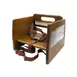 CAC China CHWB-11WNT Wood Restaurant Booster Seat, 10-7/8'H Walnut Finish 1 image