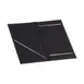 CAC China CKPR-9K Order Holder, 8-1/2" x 5-1/4" Black Check Presenter with Elastic Pen Loop 2 image