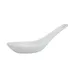 CAC China CN-41 - Chinese Soup Spoon, 5.5" L x 2" W x 0.5" H, Porcelain White, Safe - 1 Dozen 1 image