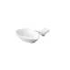 CAC China CN-A2 Spoon & Chopstick Stand, 3.75"L x 3.25"W x 0.5"H, White, Dishwasher Safe - 1 Dozen 1 image