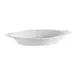 CAC China COA-20-P Rarebit Baking Dish, 20 oz (12" x 6-1/8" x 1-5/8"), Oval Porcelain White - 1 Dozen 1 image